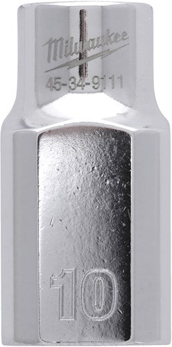 Accessoires Milwaukee 1 2 douille métrique - 10 mm - 4932480008
