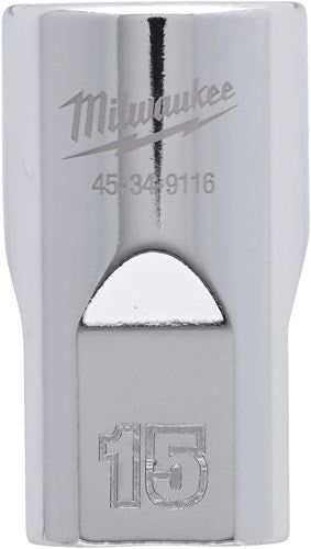 Accessoires Milwaukee 1 2 douille métrique - 15 mm - 4932480013