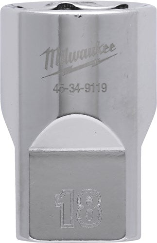 Accessoires Milwaukee 1 2 douille métrique - 18 mm - 4932480016