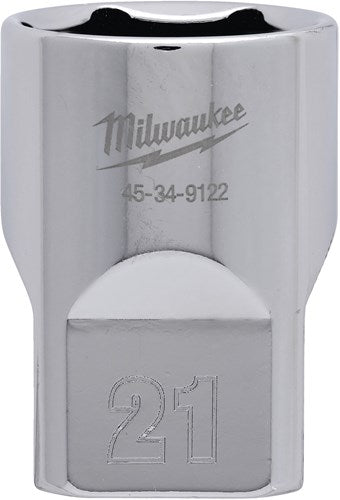 Accessoires Milwaukee 1 2 douille métrique - 21 mm - 4932480019