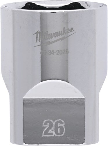 Accessoires Milwaukee 1 2 douille métrique - 26 mm - 4932480024