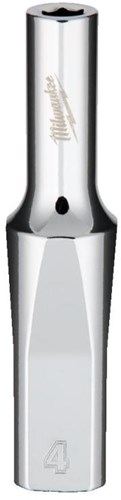 Accessoires Milwaukee 1 4 douille longue métrique - 4 mm - 4932479994