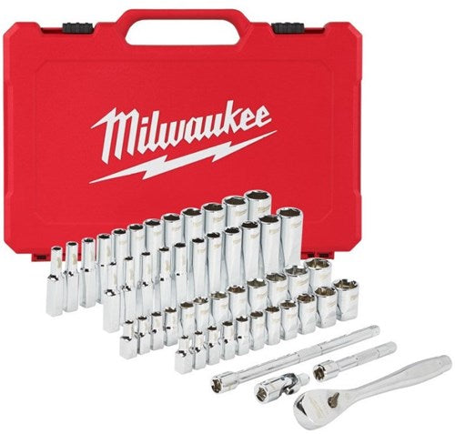 Accessoires Milwaukee 1 jeu de cliquets et douilles 4" | métrique | 50 pièces - 4932464944
