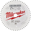 Accessoires Milwaukee lame de scie circulaire p alu165x20x2.2x52tf neg. - 4932471296