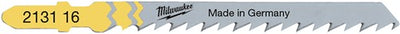 Milwaukee 4932213116 t 144 d hcs lame de scie sauteuse - rapide - bois (5 pcs) - t 144 d