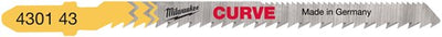 Lame de scie sauteuse accessoires Milwaukee | pour coudes 75 x 2,5 mm | 5 pièces - 4932430143