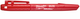 Milwaukee accessoires marqueur à pointe fine - rouge - 1pc - 48223170