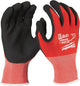 Accessoires Milwaukee gants de travail trempés | classe de coupe 1 a - l 9 | 1 paire - 4932471417