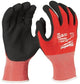 Accessoires Milwaukee gants de travail trempés classe de coupe 1 a | l 9 | 12 paires - 4932471615