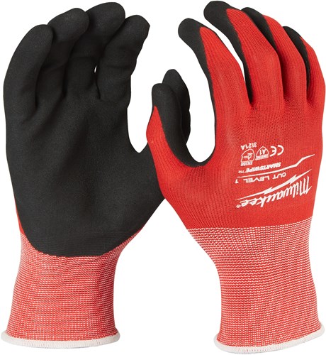 Accessoires Milwaukee gants de travail trempés | classe de coupe 1 a - xxl 11 | 1 paire - 4932471419