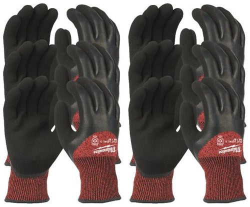 Accessoires Milwaukee gants de travail d'hiver trempés classe de coupe 3 c - l 9 | 12 paires - 4932471611