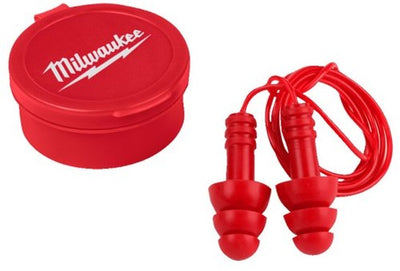 Accessoires Milwaukee bouchons d'oreilles réutilisables avec cordon | 3 pièces - 4932471904