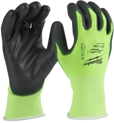 Accessoires Milwaukee gants de travail haute visibilité classe de coupe 1 a | 8m | 1 paire - 4932479917