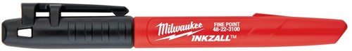Milwaukee accessoires marqueur inkzall pointe fine - 48223100
