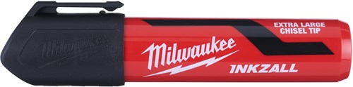 Milwaukee accessoires inkzall noir xl marqueur à pointe biseautée - 4932471558