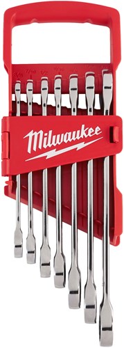 Milwaukee Accessories Cliquet impérial Max Bite 7 pièces - Jeu de clés à fourche - 4932464995
