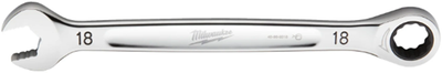 Milwaukee accessoires clé à cliquet maxbite métrique 18mm - 1pc - 4932471511