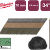 Accessoires Milwaukee clous tête D 34° 70mm rs b sc1 | 2 200 pièces - 4932492601