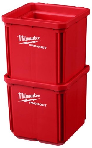 Pack d'accessoires Milwaukee contenants 10x10 cm (2 pièces) - 4932480698