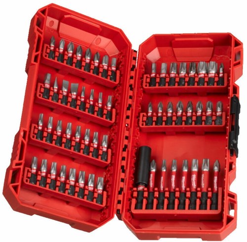 Milwaukee accessoires jeu d'embouts de tournevis onde de choc | 56 pièces | 4932492006