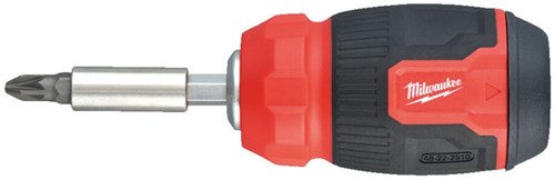 Milwaukee accessoires tournevis multi-embouts 8 en 1 compact - 4932492807