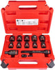 Milwaukee accessoires capuchon d'onde de choc hex 1 2 | ensemble court-13pcs. | 4932480456