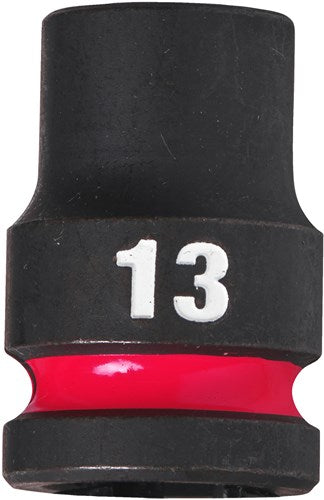 Accessoires Milwaukee douille à choc Shockwave 1 2 courte 13 mm | 1 pièce - 4932480307
