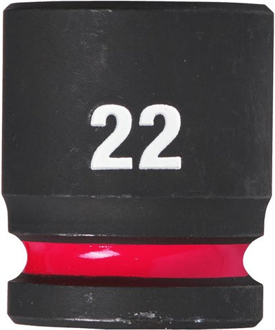 Accessoires Milwaukee douille à choc Shockwave 1 2 courte 22 mm | 1 pièce - 4932480316