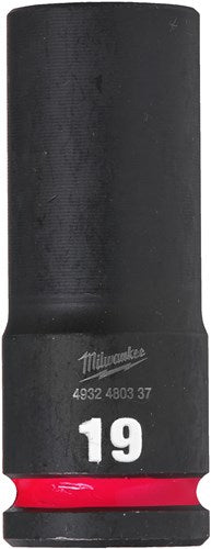 Accessoires Milwaukee douille à choc Shockwave 1 2 longue 19 mm | 1 pièce - 4932480337