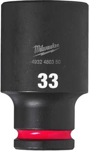 Accessoires Milwaukee douille à choc Shockwave 1 2 longue 33 mm | 1 pièce - 4932480350