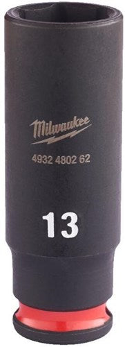 Accessoires Milwaukee douille à impact Shockwave 1 4 profondeur 13mm | 1 pièce - 4932480262
