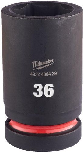 Accessoires Milwaukee douille à choc Shockwave 1 profondeur 36 mm | 1 pièce - 4932480429
