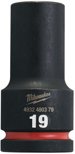Accessoires Milwaukee douille à impact Shockwave 3 4 profondeur 19mm | 1 pièce - 4932480379