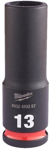 Accessoires Milwaukee douille à impact Shockwave 3 8 profondeur 13mm | 1 pièce - 4932480287