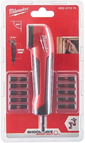 Milwaukee accessoires shw cd accessoire angle droit - 11pc - 4932471274