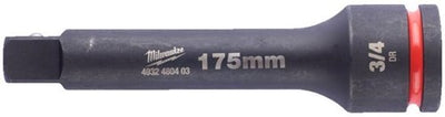 Accessoires Milwaukee extension de douille à choc onde de choc 3 4 175mm | 1 pièce - 4932480403