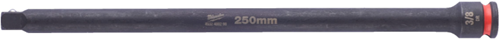 Milwaukee accessoires extension de douille à chocs onde de choc 3 8 250mm | 1 pièce - 4932480298