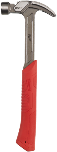 Milwaukee accessoires marteau à griffes courbé en acier 16oz 450g - 4932478656