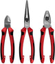 Jeu de pinces accessoires Milwaukee | pinces à bec long | pinces universelles | pinces coupantes diagonales - 4932492773