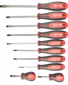 Milwaukee accessoires jeu de tournevis tri-lobe 3 - 10pc - 4932471808