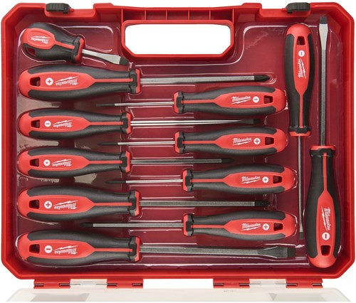 Milwaukee accessoires jeu de tournevis tri-lobe 4 - 12pc - 4932472003