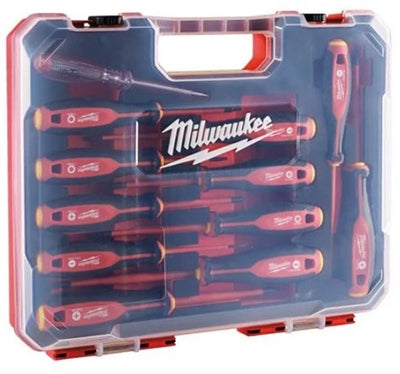 Milwaukee accessoires jeu de tournevis tri-lobe vde - 12 pièces - 4932479095
