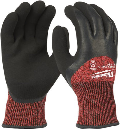 Accessoires Milwaukee gants de travail d'hiver classe de coupe 3 c - l 9 | 1 paire - 4932471348