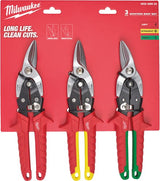 Jeu de cisailles à ferblantier Milwaukee | 3 pièces - 4932499020 - afbeelding 2