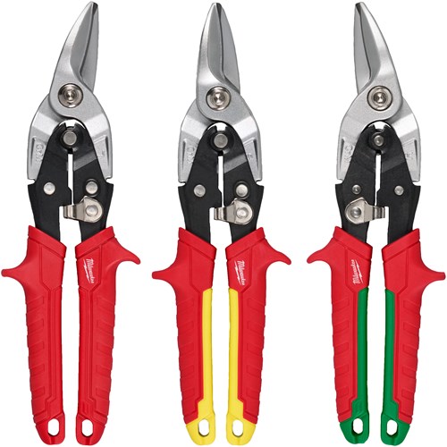 Jeu de cisailles à ferblantier Milwaukee | 3 pièces - 4932499020