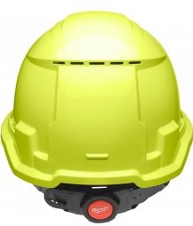 Casque de sécurité ventilé jaune haute visibilité Milwaukee bolt100 - 4932480664