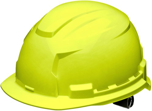 Casque de sécurité Milwaukee bolt100 jaune haute visibilité non ventilé - 4932480666