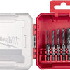 Accessoires Milwaukee Combinaison de tarauds Milwaukee | 1 4 hss-g | jeu de tarauds combinés - 4932498267