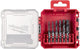Accessoires Milwaukee Combinaison de tarauds Milwaukee | 1 4 hss-g | jeu de tarauds combinés - 4932498267