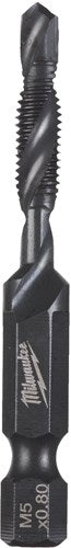 Accessoires Milwaukee Combinaison de tarauds Milwaukee | 1 4 hss-g | m5x57mm - 4932498263